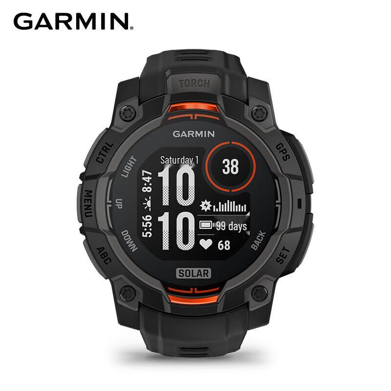 Умные часы Garmin Instinct 3 Solar для активного отдыха