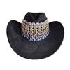 Hat Accessories Diamond Rhinestone Chain Design New Chain Accessories Jazz Cowboy Hat Fedora Hat Straw Hat for Men and Women