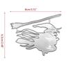 Halloween Witch Broom Metal Cutting Dies Stencil Scrapbooking DIY Album Stamp Paper Card Mold Embossing Decoration Craft