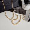 Yori Stainless Steel Imitation Pearl Bracelet Necklace For Women Stainless Steel Delicate Daily Sweet Jewelry Accessories