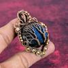Tree Of Life Labradorite Gemstone Pendant Handmade Copper Wire Wrapped Pendant
