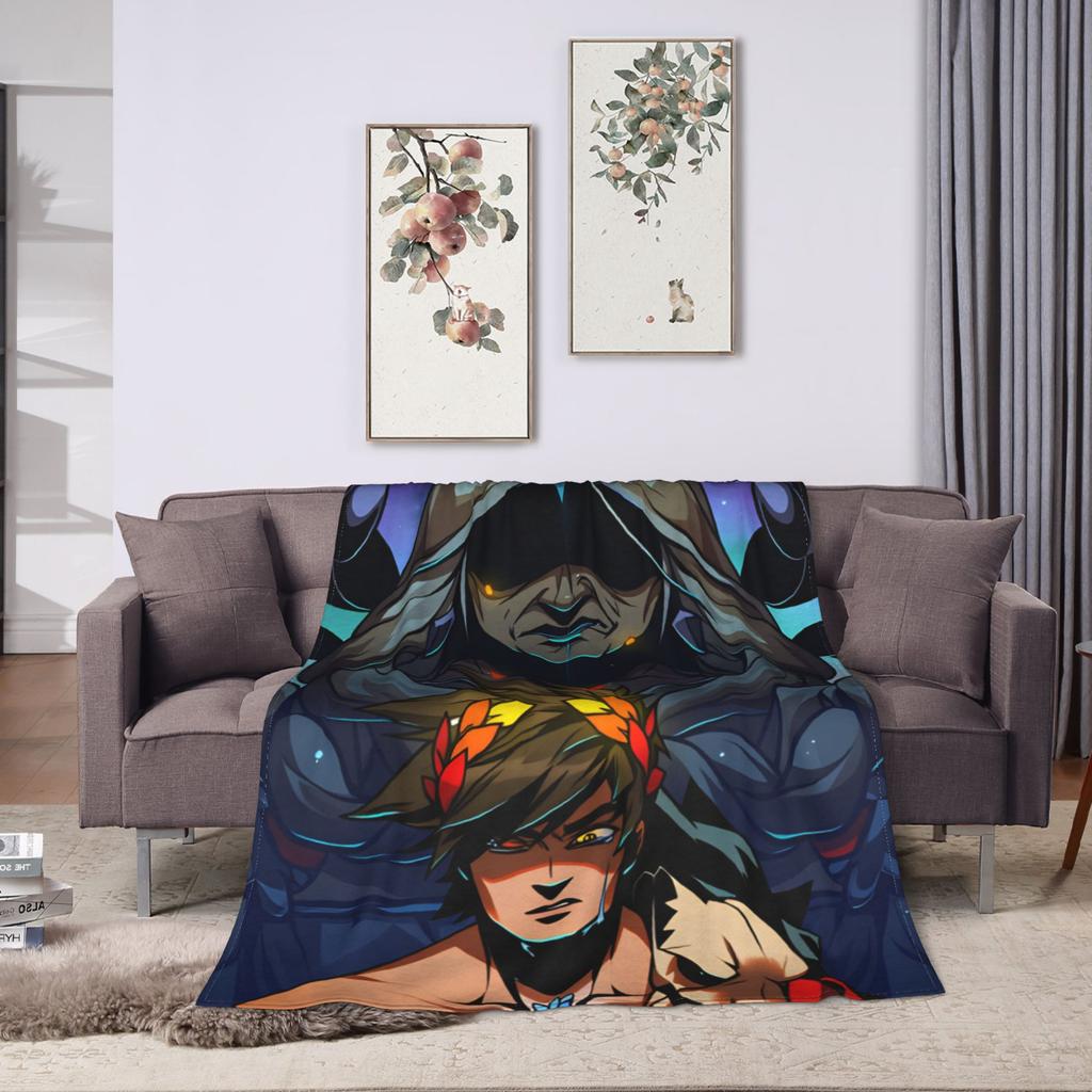 Hades Zagreus Super Soft Blanket  Picnic Plush Throw Blanket Novelty Outdoor Flannel Bedspread Sofa Bed Cover