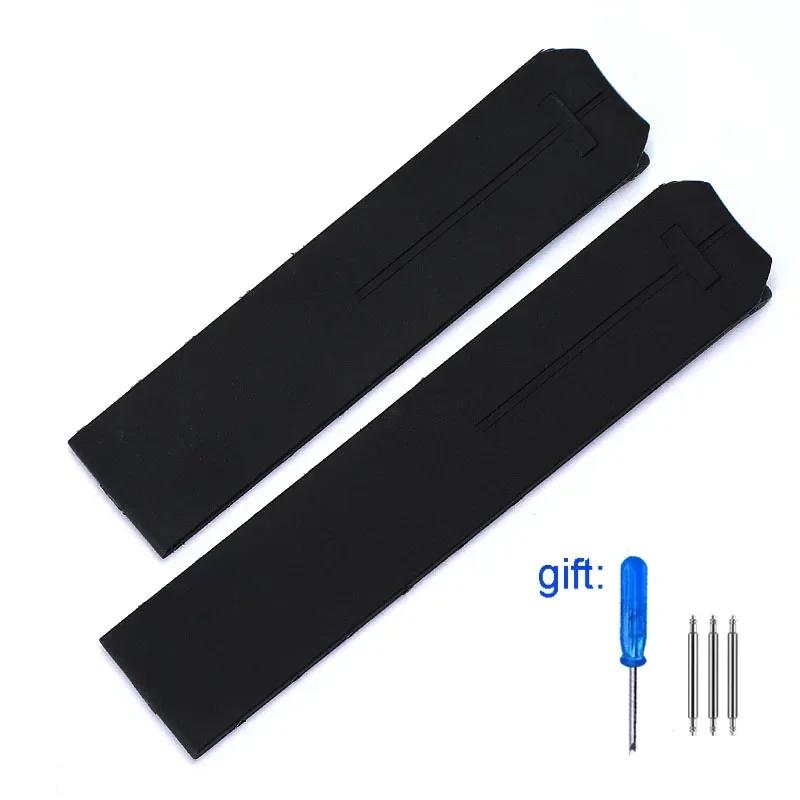 Rubber silicone strap For Tissot 1853 Tengzhi T-Touch original T013 rubber watch band T047T081T33 silicone watch band 20mm 21mm