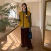 Vest for Women Cotton Winter Sleeveless Tops Vest Oversize Thickened Down Casual V-neck Vest
