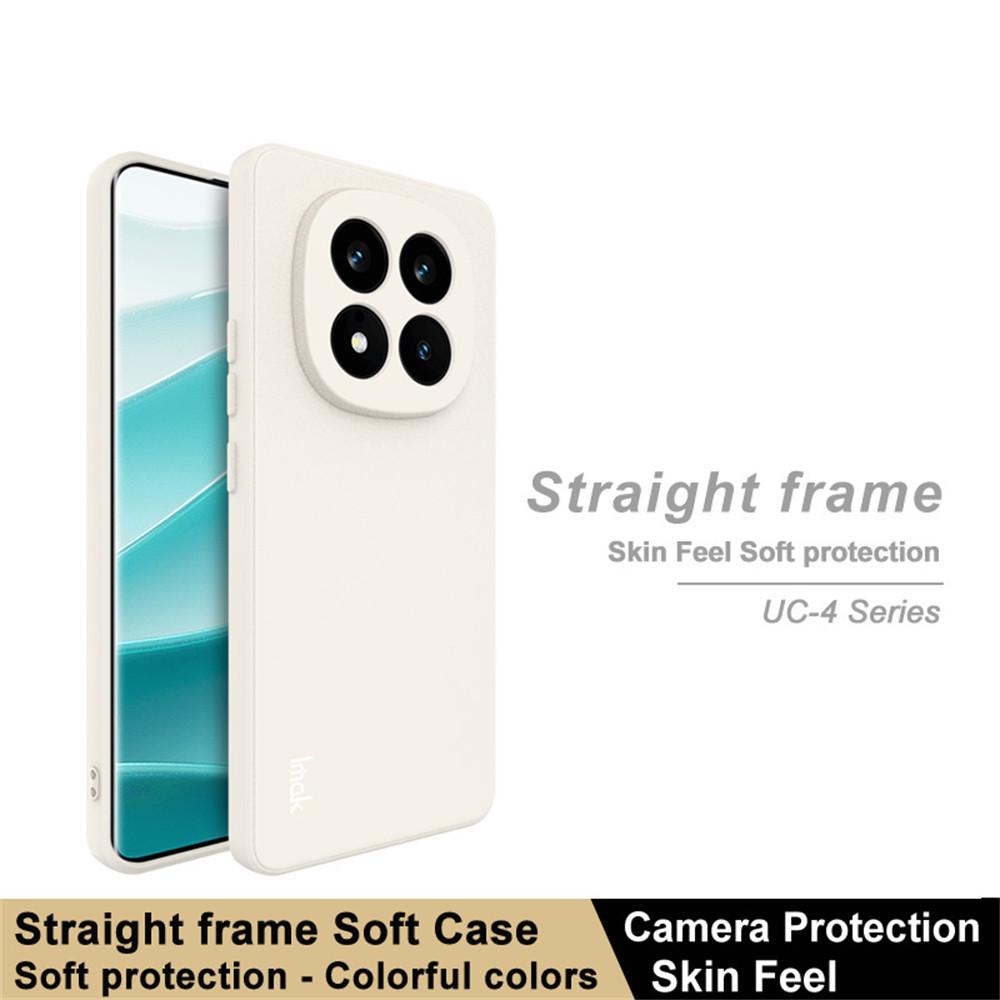 

For Xiaomi Redmi Note 14 Pro+ 5G TPU Case Soft Phone Cover Straight Edge White
