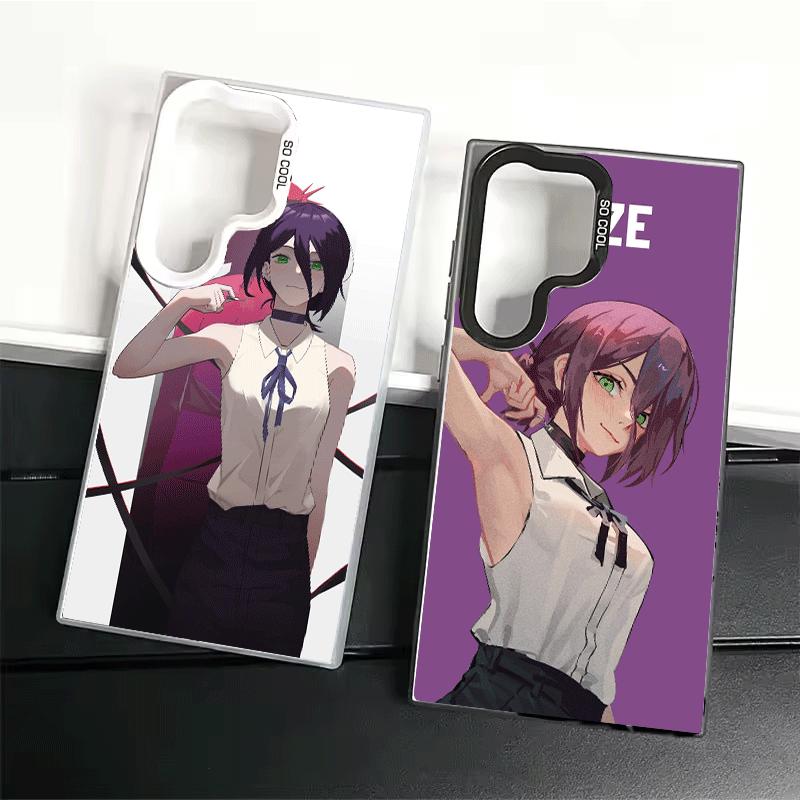 Anime Character R-Reze CSM Soft Phone Case for Samsung Galaxy S24 S25 FE S26 Edge S23 Ultra S22 Plus S21 + Shockproof Cover Back