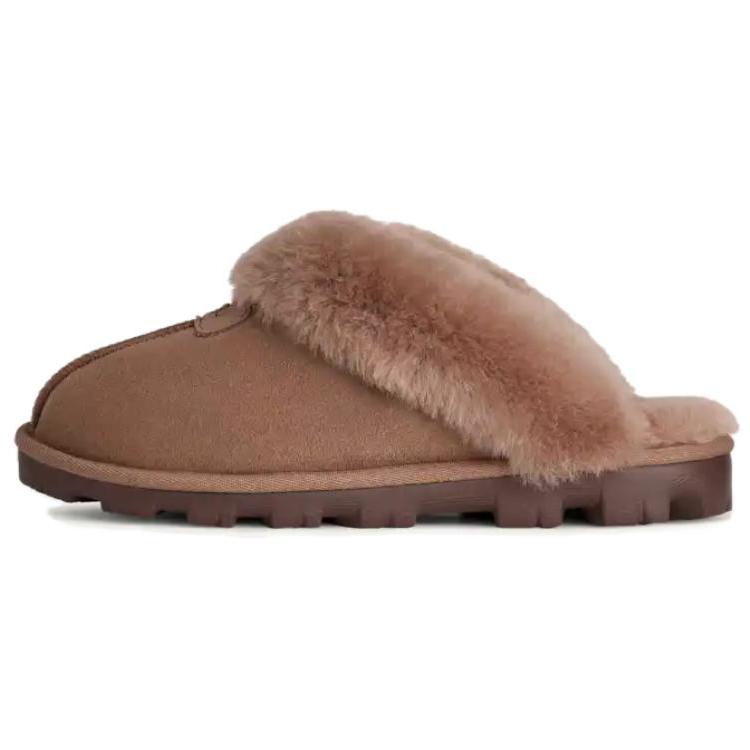 UGG Coquette Slipper Rocky Oak Women Sneakers Brown 5125-RYK