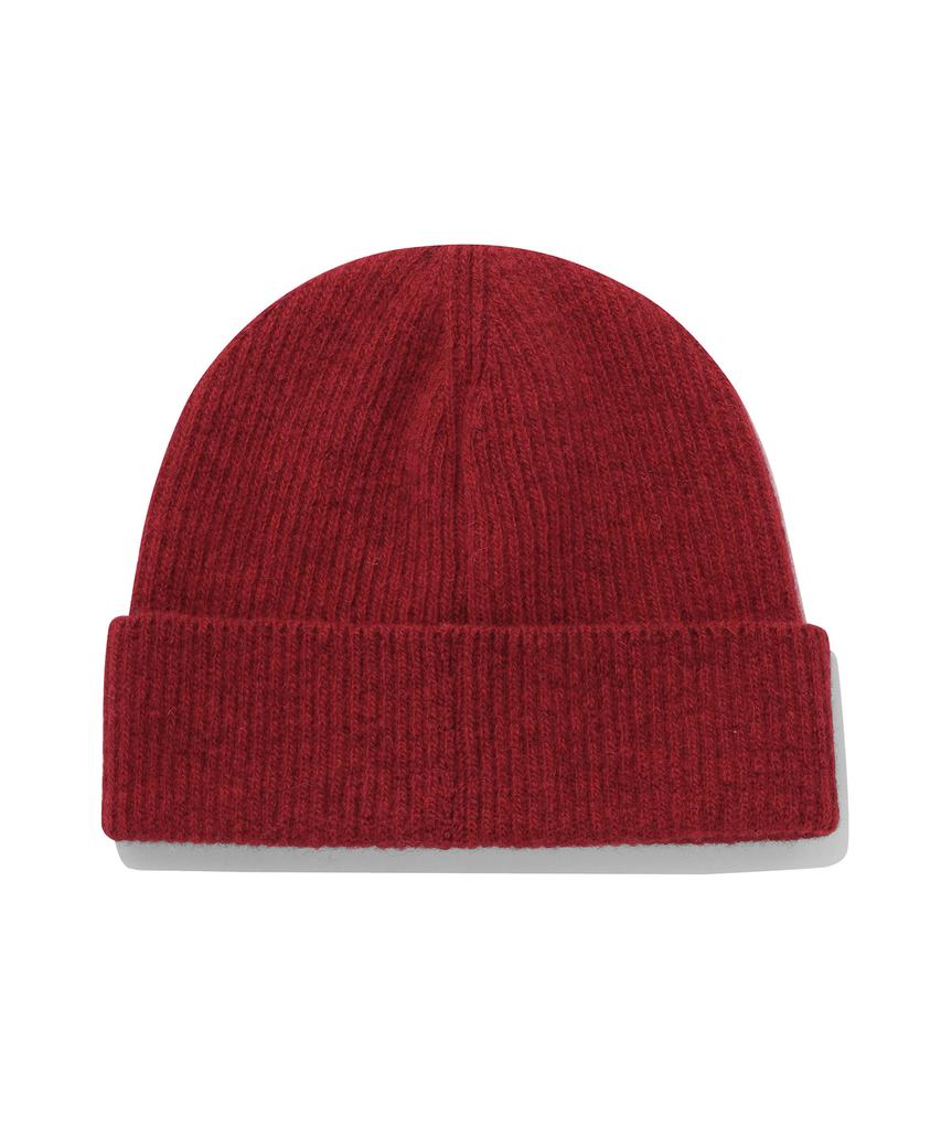 COVERNAT WOMAN Cloverheart Lambswool Beanie Red