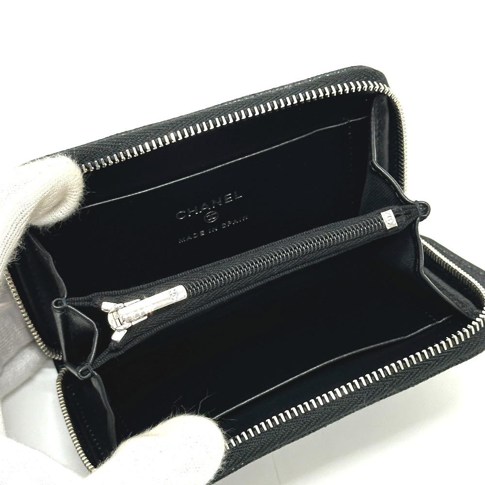 CHANEL AP3728 25B Matelasse Star CC Mark Zip Folded wallet  Unused