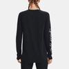 Under Armour Training Graphic Crew Neck T-Shirt Women Tops Black 1366864-001