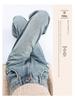 Spring 2024 High-Waisted Light Wide-Leg Jeans for Women: New Slimming, Loose Straight-Leg Design