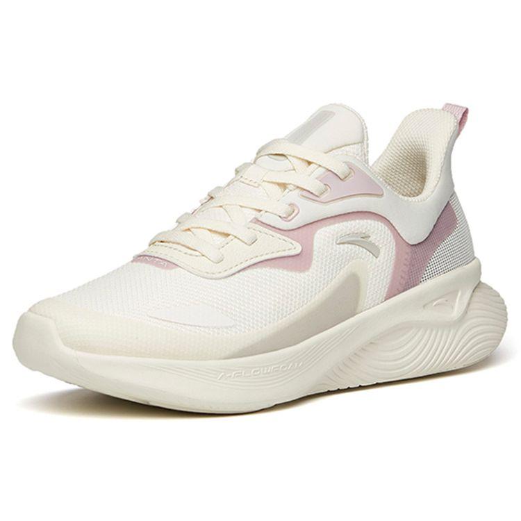 Anta Comfortable Non-Slip Wear-Resistant Breathable Lightweight Low-Top Running Shoes Women sneaker Gray Purple 922145564-2