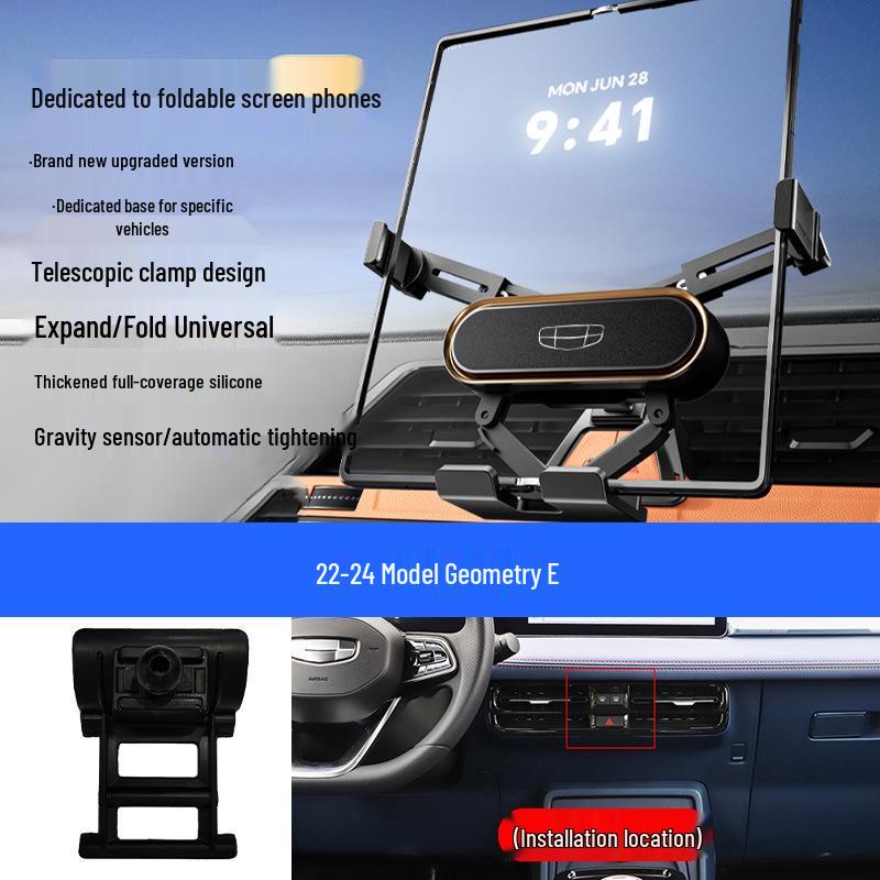 Gravity Air Vent Car Mount for Geely Geometry A/C/E Foldable Screen Phones