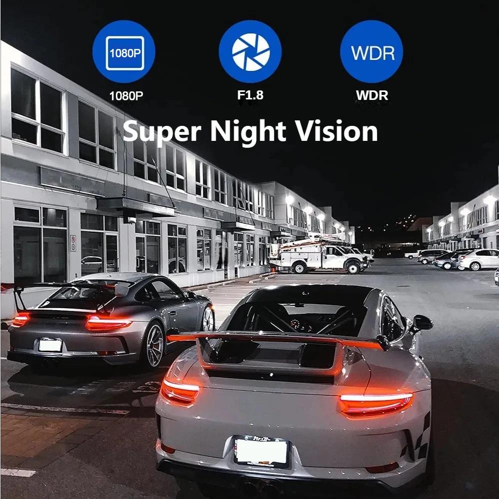 1080P Auto DVR WIFI Dash Cam für Autos Dual Kamera für Fahrzeug Recorder Video Rückansicht Kamera Auto Nachtsicht Black Box Auto Zubehör