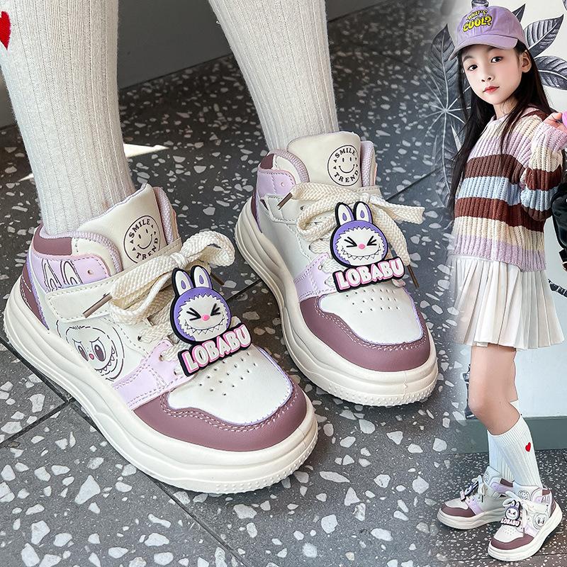 Children's Cartoon Sneakers 2025 Autumn New Girls Running Shoes Boys Soft Baseplate Shoes Fashion Casual Shoes Tide