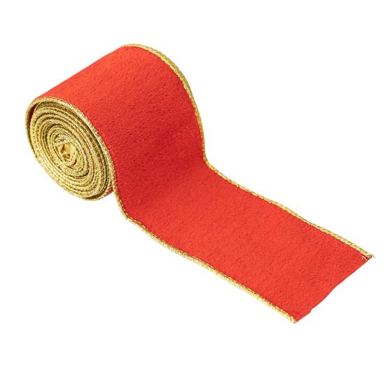 Christmas Ribbon Solid Color Polyester Craft Ribbon for Gift Wrapping Bows