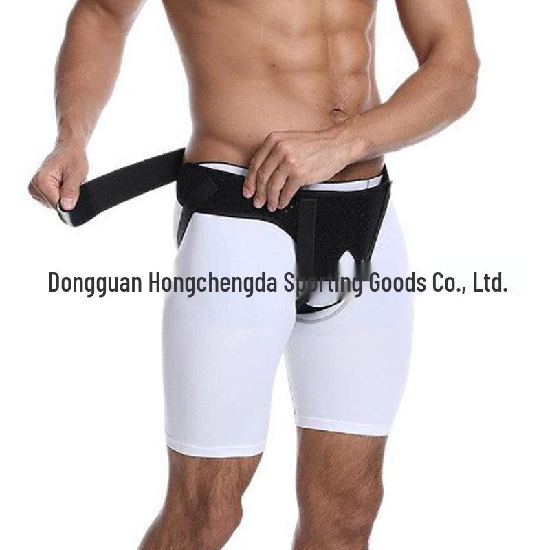 Double-Sided Inguinal Hernia Support Belt for Adults