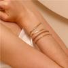MamacitaSlay Classic Paper Clip Chain Blade Chain O Chain NK Chain Spring Buckle 17cm Stainless Steel Bracelets For Women Gift