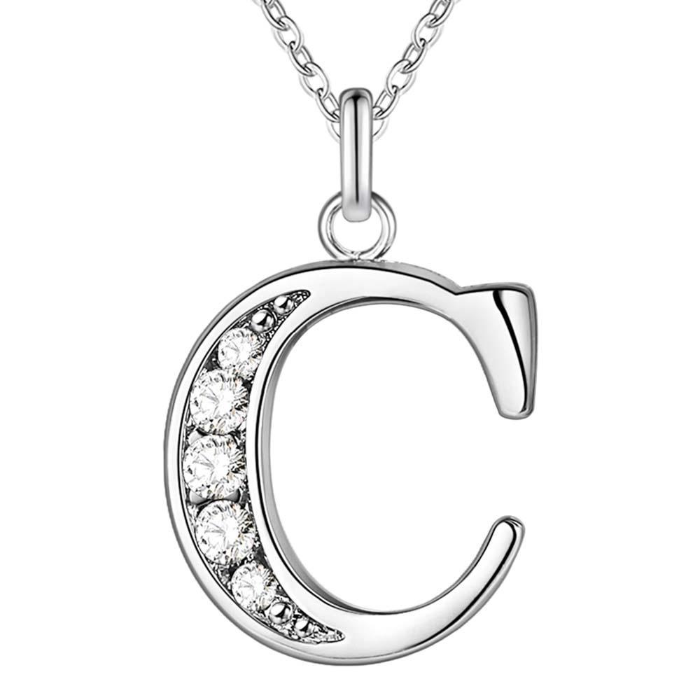 Explosive Jewelry Export Silver Jewelry Necklace 26 Letter Necklace A-Z Accessories