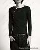Unisex Casual Slim Long Sleeve T-Shirt with Side Button Design
