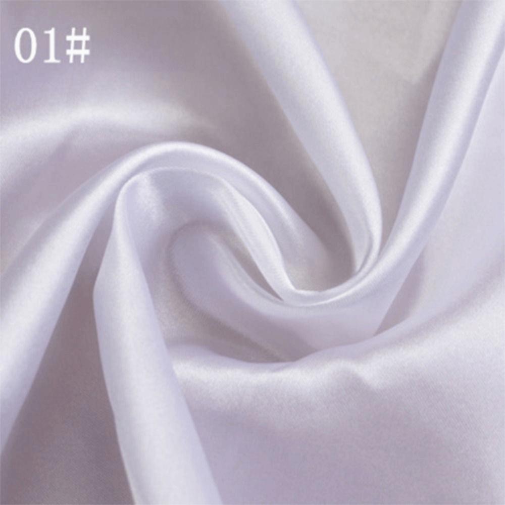 DIY 150*100cm Satin Fabric Handmade Imitation Silk Sewing Material Solid Color Clothing Fabric For Clothing Gift Box