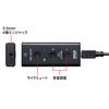 Sanwa Supply USB Audio Conversion Adapter (for 4-pole Headset) MM-ADUSB4