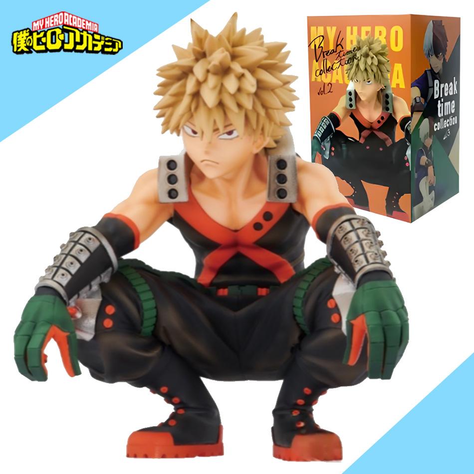 Spot Banpresto Break Time Collection Anime Midoriya Izuku Bakugou Katsuki Ochaco Uraraka Genuine Figure Toys