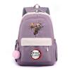 Anime Demon Slayer Printed Backpack for Teenger Student Large Capacity Waterproof Schoolbag Bookbag Women Travel Bag Gift