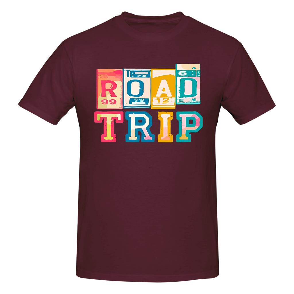 1 Piece Colorful Novelty Graphic 100 Cotton Tshirt Road Trip Tees Tops For Unisex