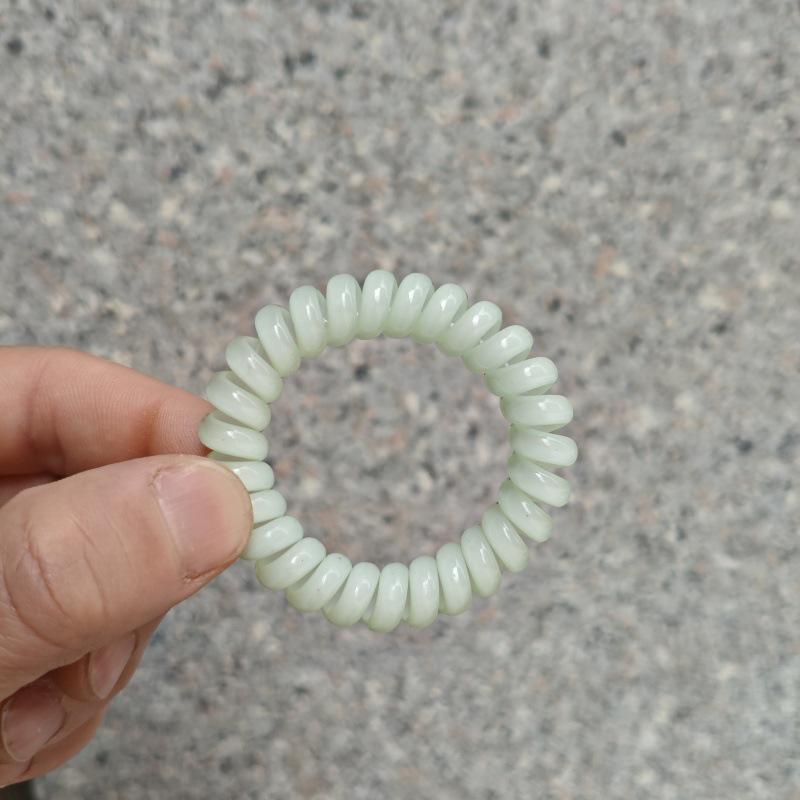 Candy-Colored Thick Bracelet-Style Hair Ring: Extra-Large Korean Rubber Band and Spring Headband Ornament