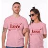 Funny Valentine Printed Couple's Versatile Casual Top Fashion High Street T-Shirts Women’s