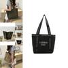 Large Capacity Canvas Tote Bag For Women 2024 Spring New Stylish Letter Design