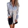 2024 European & American Spring Collection: Women's Casual Suede Lapel Shirt