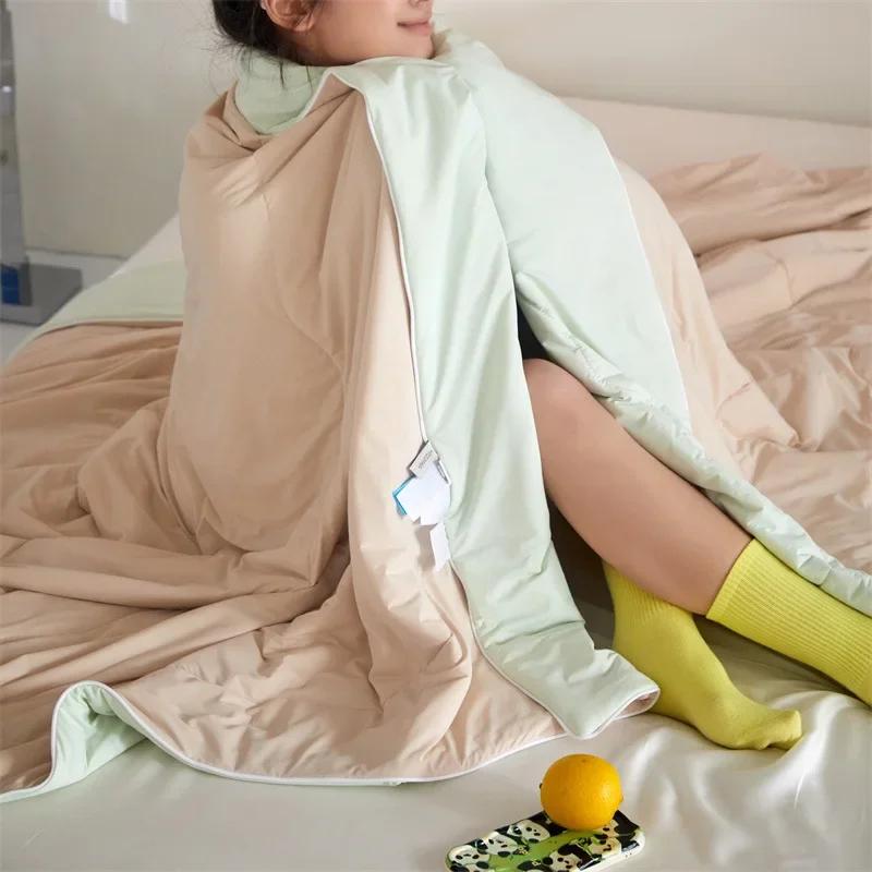 Xia Liang Quilt Class A Maternal And Infant Grade Nylon Plus Spandex Cool Quilt 20% Soybean Washed Air Conditioner Quilt