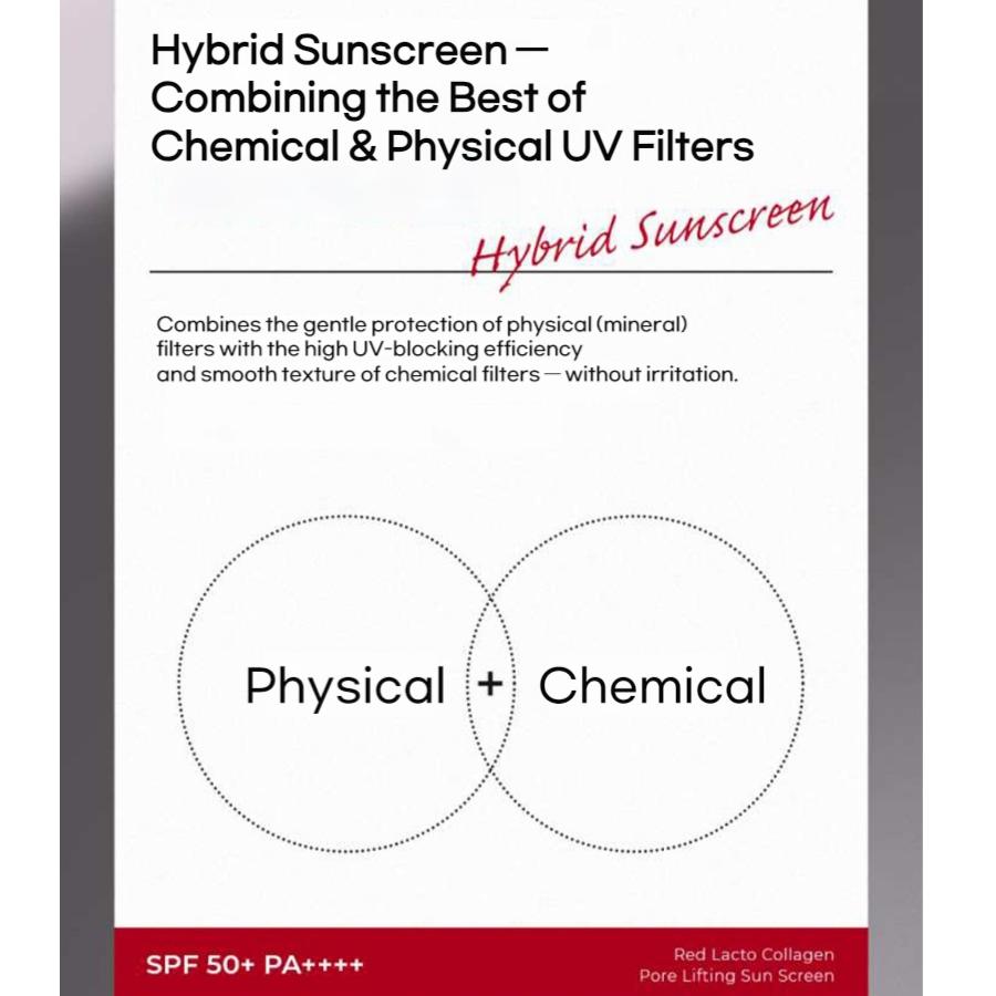 MEDI-PEEL Red Lacto Collagen Cremă de Soare pentru Liftingul Porilor SPF50+ PA++++ 50g