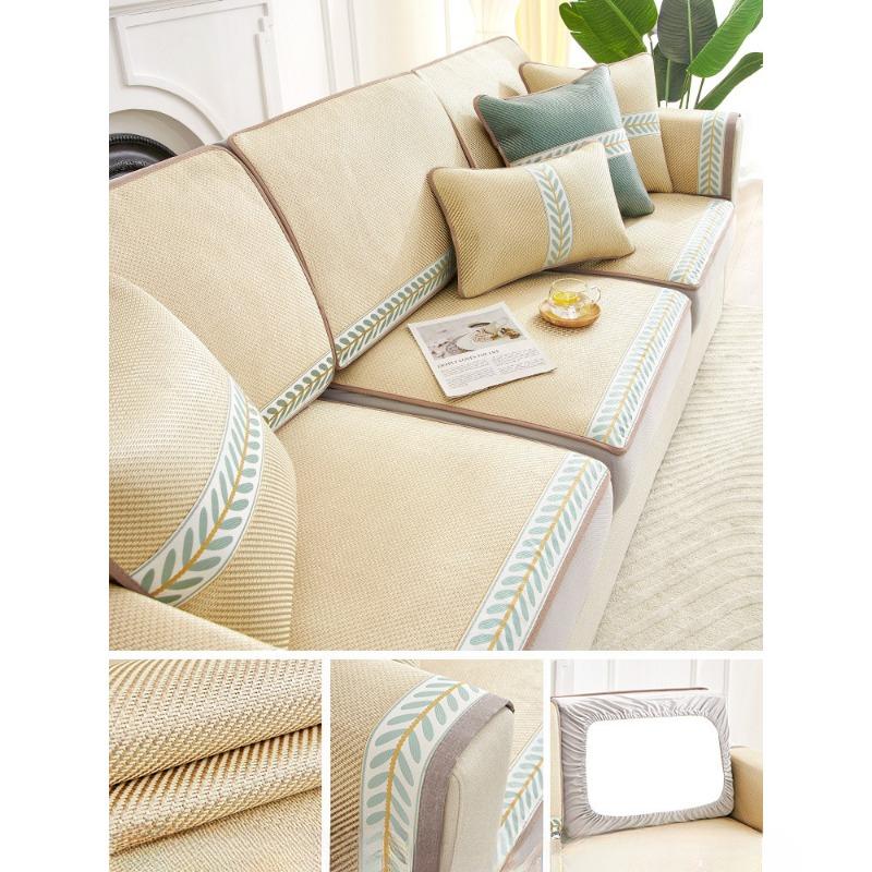 

Арги Полынь Летний Коврик Чехол для Дивана Всевключающий Универсальный Чехол Нескользящая Подушка для Дивана Новая Ткань для Подушки 60*120