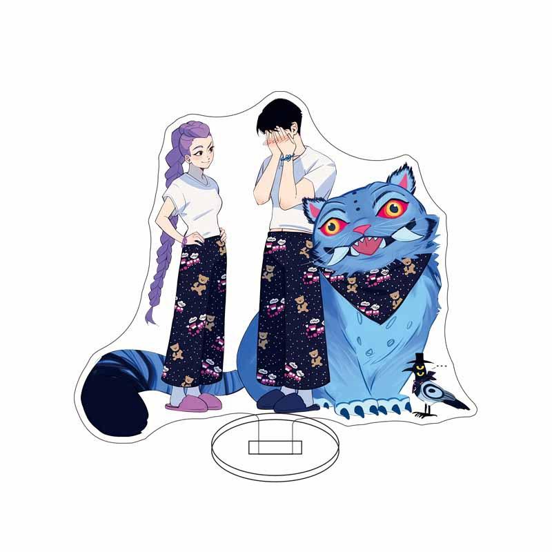 KPOP DÄMONENJÄGER Anime Acryl Aufsteller Modellplatte Dekoration Originalität Schreibtisch Figur Display Fans Geschenk Cartoon Prime Produkte