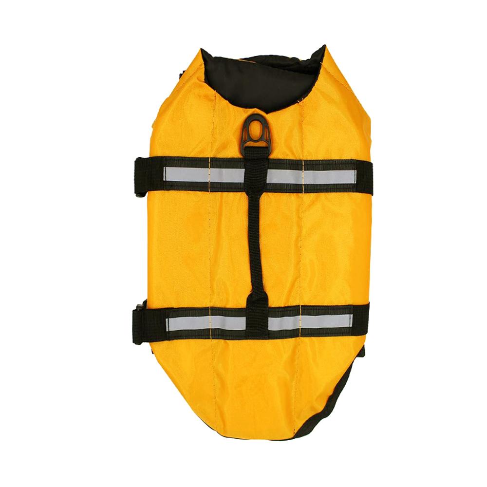 Dog Life Jacket Ripstop Reflective Pet Cats Swimming Vest with Buoyancy Durable Rescue Handle for Cat Small Medium Large Dogs