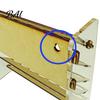 Farbtopf-Organizer für Künstler 34 mm Rund Pigment-Aufbewahrungsregal 35 Löcher Einfache Montage Stabiler Halter Caddy Ständer mit Griff Präzisionsschnitt
