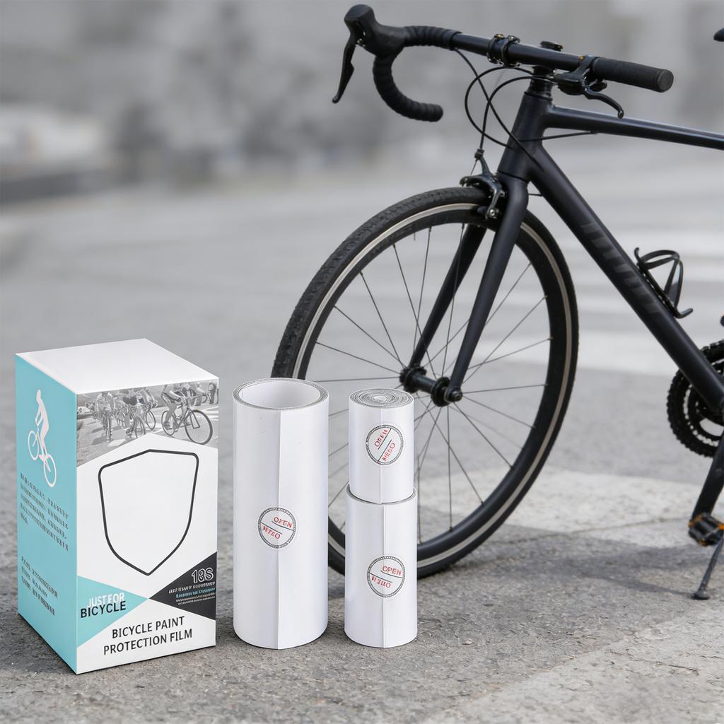 Bike Frame Protection Tape Clear Mountain Bike Frame Guard Chainstay Protector Bicycle Stickers Tape for Cycling Decoration