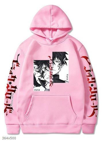 Anime Harajuku Printed Hoodie Autumn And Winter Fashion Men'S And Women'S Long-Sleeved Sweater Pullover