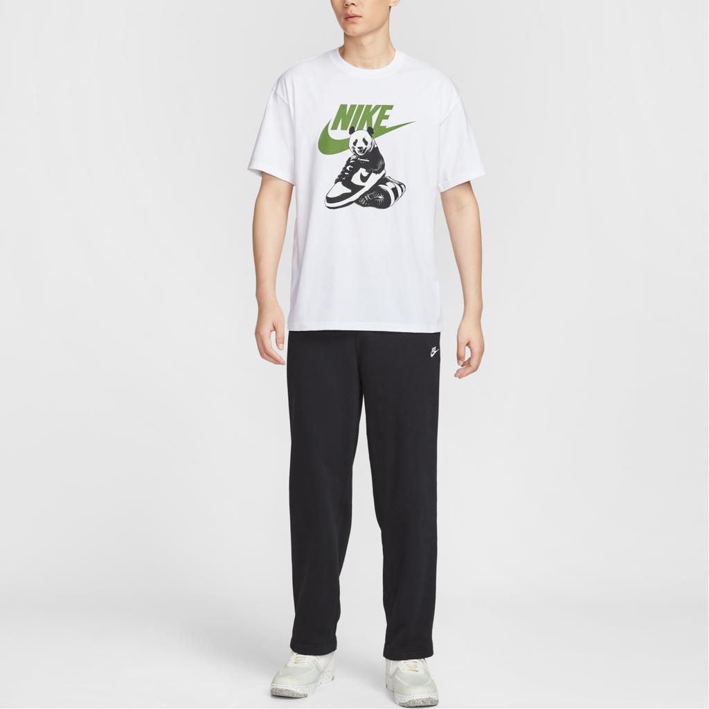 Nike Camiseta Deportiva con Logo de Letra Cuello Redondo Hombro Caído Manga Corta para Hombre Camisetas HQ9245100