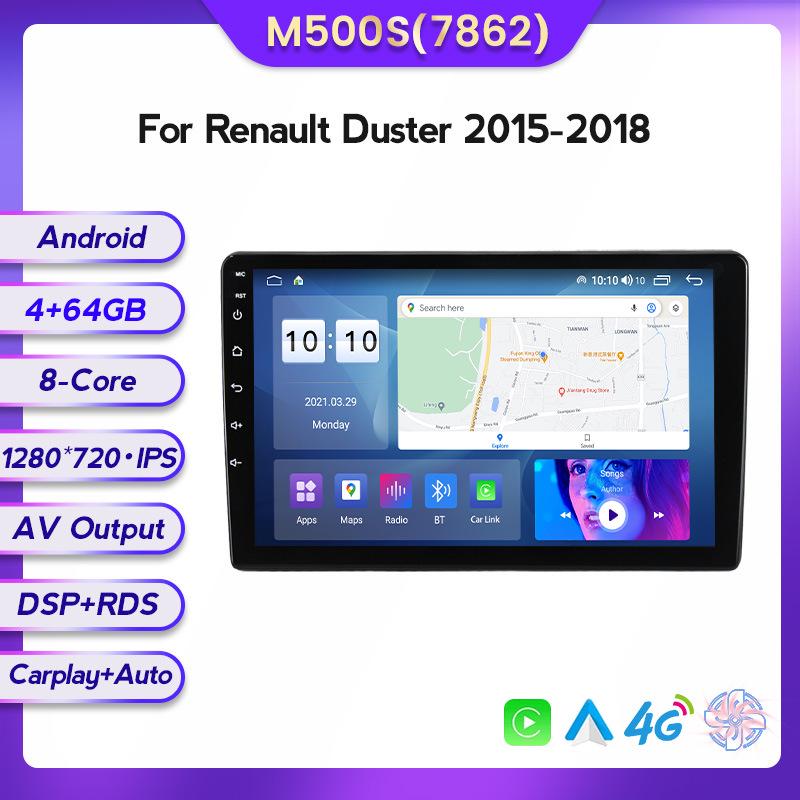 Android Navigator with Wireless CarPlay for 15-18 Dacia Duster