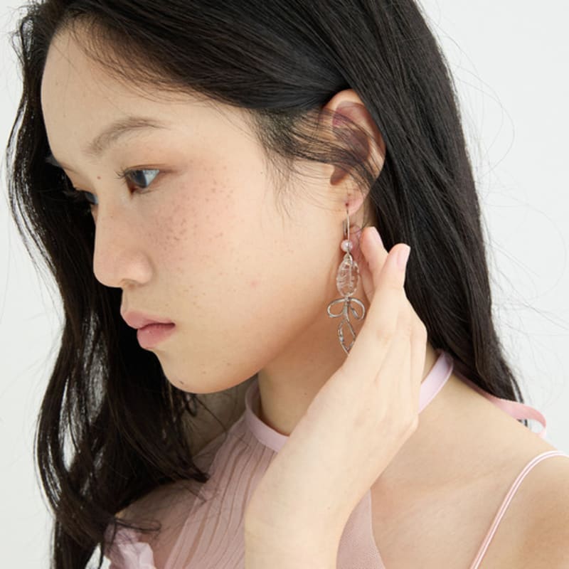 LOVUEE Teddy Bear Angel Earrings