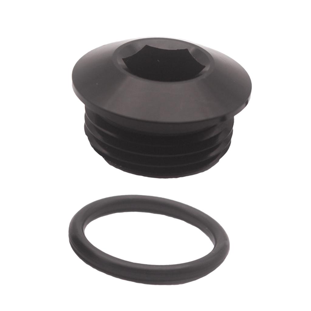 Buy Alloy Aluminum 12 AN ORB Plug With O Ring Spherical Socket Black at ...