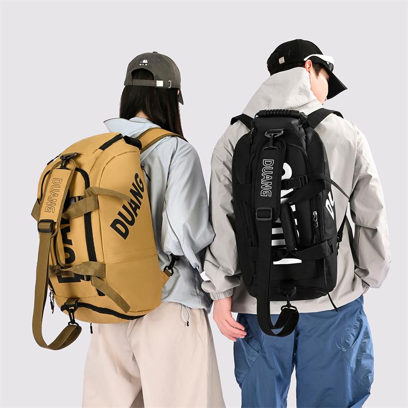 Unisex Nylon Backpack Large Capacity Travel Daypack Outdoor Sports Gym Bag