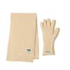 DGDP Basic Knit Scarf & Glove Set_Ivory