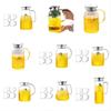 Qianxing Large Capacity Hammered Glass Pitcher