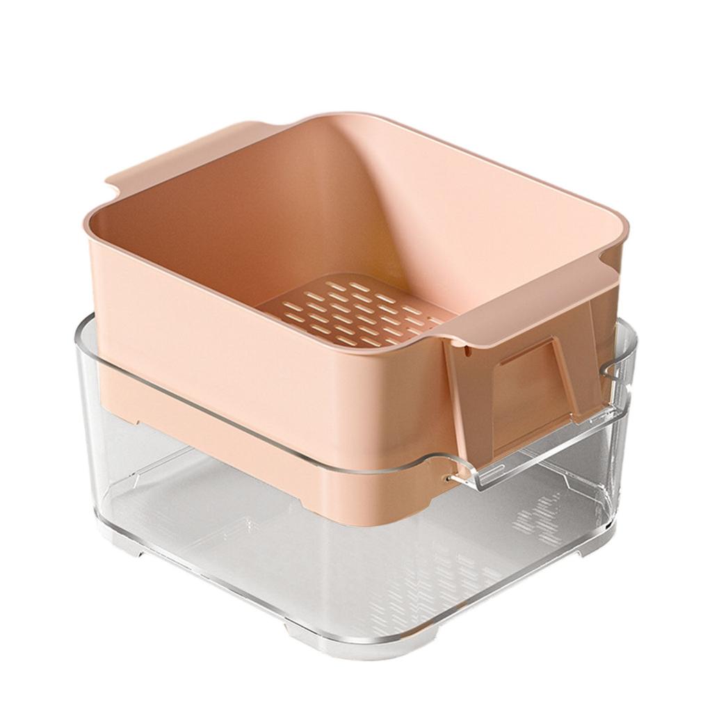 Faucet Vegtable Drain Basket Stackable Fruit Draining Basket For House