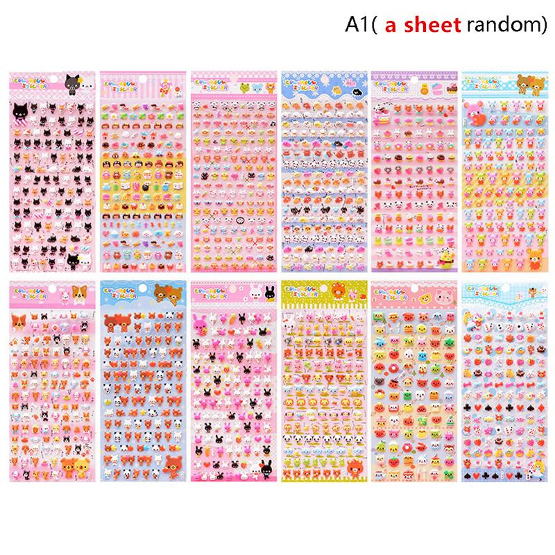 1Pc Kawaii Cartoon Animal Rabbit Stickers With Fragrant 3D Sticker Cute Bunny Decal Diary Scrapbooking Stationery Sticker
